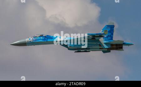 Sukhoi su-27 Flanker al RIAT Foto Stock