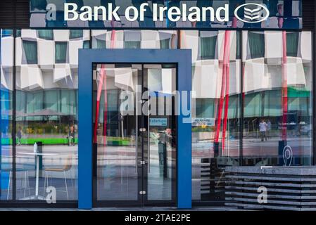 Repubblica d'Irlanda, Contea di Dublino, Dublino, distretto portuale, sede della Bank of Ireland Foto Stock