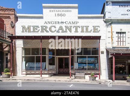 Stati Uniti, California, Columbia, Gold Country, Columbia, Columbia State Historic Park, Angels Camp Foto Stock