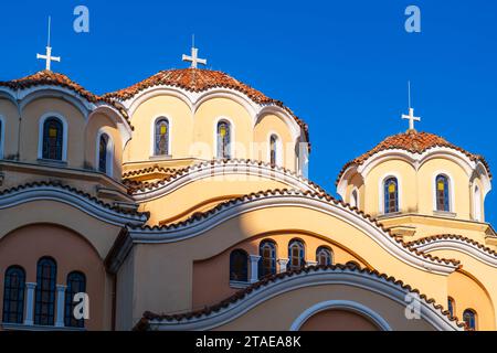 Albania, Shkoder, Presepe di Cristo cattedrale ortodossa Foto Stock