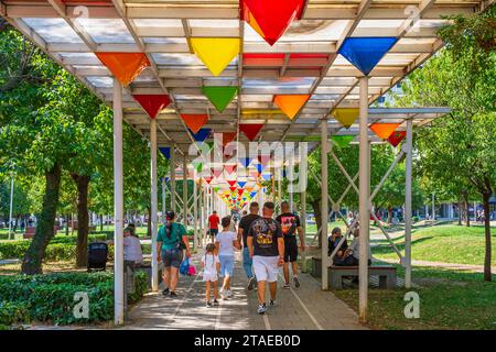Albania, Elbasan, parco Aqif Pasha Foto Stock