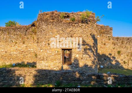 Albania, Elbasan, bastioni della cittadella medievale Foto Stock