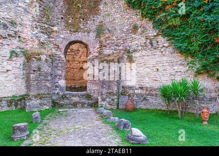 Albania, Elbasan, all'interno della cittadella medievale Foto Stock