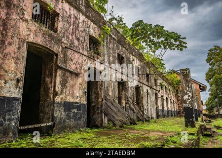 Francia, Guyana francese, Saint-Laurent-du-Maroni, ex colonia penale di Saint-Laurent-du-Maroni o campo di trasporto Foto Stock