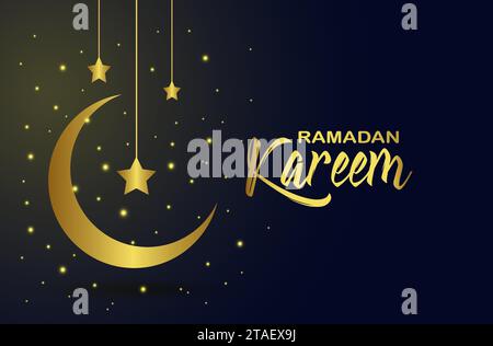 Banner concettuale Ramadan Kareem Illustrazione Vettoriale