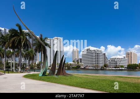 Riverwalk Trail, Brickell, Miami, USA Foto Stock