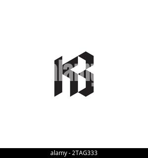 Lettere iniziali del logo KB con design professionale di alta qualità che si adatta bene a qualsiasi supporto di stampa Illustrazione Vettoriale