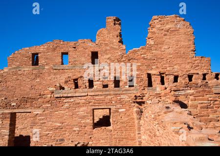 La missione di San Gregorio de Abo, Abo, unità di Salinas Pueblo Missions National Monument, Nuovo Messico Foto Stock