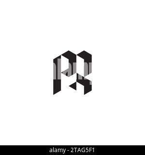Lettere iniziali del logo PR con design professionale di alta qualità che si adatta bene a qualsiasi supporto di stampa Illustrazione Vettoriale