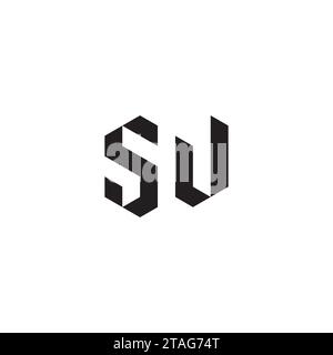 Lettere iniziali del logo SW con design professionale di alta qualità che si adatta bene a qualsiasi supporto di stampa Illustrazione Vettoriale