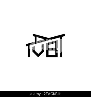 VB lettera iniziale in Real Estate Logo Concept.eps VB lettera iniziale in Real Estate Logo Concept Illustrazione Vettoriale