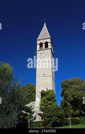 Campanile di Sant'Arnir, Spalato, Croazia Foto Stock