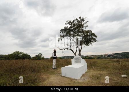 UMAN, UCRAINA - 20 SETTEMBRE 2009: Pellegrini ebrei ortodossi a Uman, Ucraina durante la celebrazione Rosh Hashanah, il capodanno ebraico a Uman, Ucraina. Foto Stock