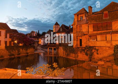 le Village de Sales de Béarn Foto Stock