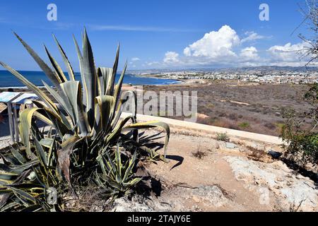 Paphos, Cipro - 2 ottobre 2023: Area archeologica di Kato Paphos - un sito patrimonio dell'umanità dell'UNESCO, Paphos alias Pafos è stata capitale europea della cultura Foto Stock