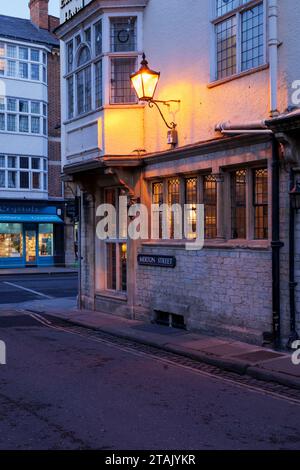 Merton Street, Oxford, Inghilterra Foto Stock