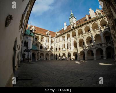 Landhaus Graz Austria, nella stagione invernale Foto Stock