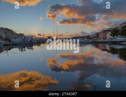 Sali Marina Dawn, Dugi Otok Foto Stock