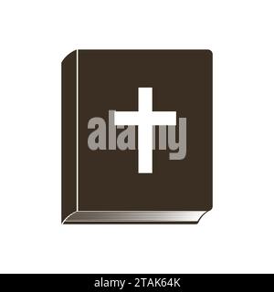 Icona vettoriale della Bibbia. Illustrazione vettoriale. Illustrazione Vettoriale