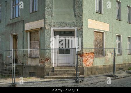 Hausruine, Brüderstraße, Angermünde, Brandeburgo, Deutschland Foto Stock