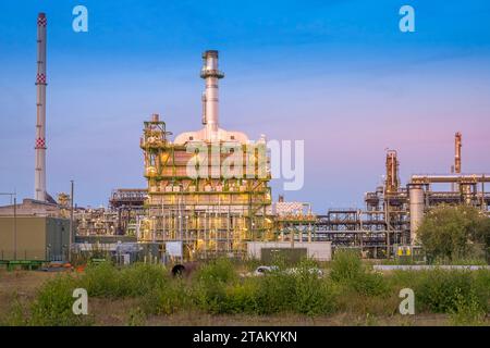 PCK raffinerie, Schwedt, Landkreis Uckermark, Brandenburg, Deutschland *** raffineria PCK, Schwedt, distretto di Uckermark, Brandeburgo, Germania credito: Imago/Alamy Live News Foto Stock