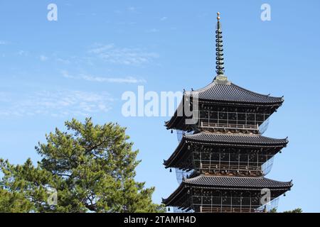 Tempio Zentuji a Kagawa, Giappone. Zentuji è un tempio buddista shingon. Foto Stock