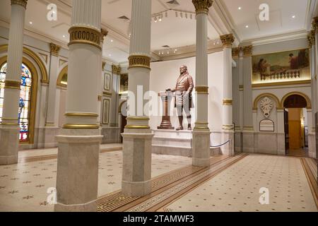 L'incredibile Tempio massonico di Philadelphia, Pennsylvania Foto Stock