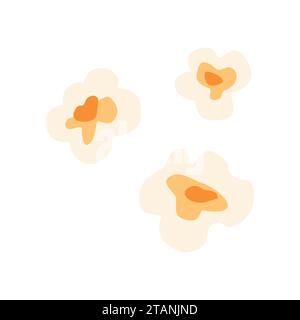 Set di popcorn. Illustrazione vettoriale isolata Illustrazione Vettoriale