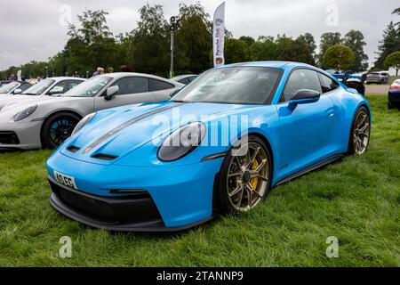 2022 Porsche 911 GT3, in mostra al Salone Privé Concours d'Elégance Motor show tenutosi a Blenheim Palace. Foto Stock