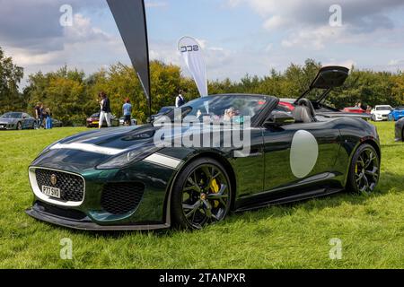 2015 Jaguar Project 7 F-Type, in mostra al Salone privato Concours d'Elégance, tenutosi a Blenheim Palace. Foto Stock