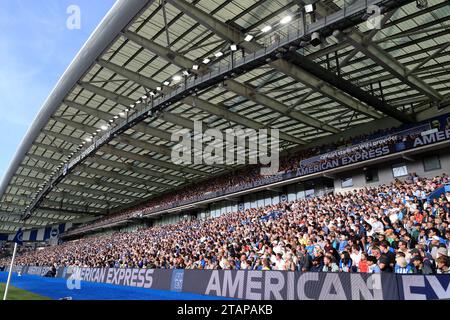 American Express Stadium, sede del Brighton & Hove Albion FC Foto Stock