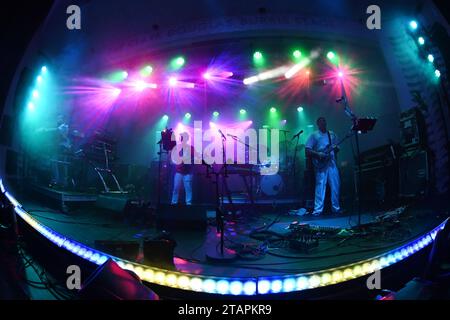 Miami Beach, Florida, Stati Uniti. 1 dicembre 2023. Disco Biscuits si esibisce durante il North Beach Music Festival del 2023 alla bandshell di Miami Beach il 1 dicembre 2023 a Miami Beach, Florida. Crediti: Mpi04/Media Punch/Alamy Live News Foto Stock