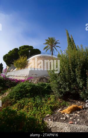 Vista sul villaggio di Altea, Valencia, Spagna Foto Stock