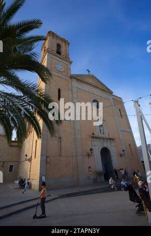 Vista sul villaggio di Altea, Valencia, Spagna Foto Stock