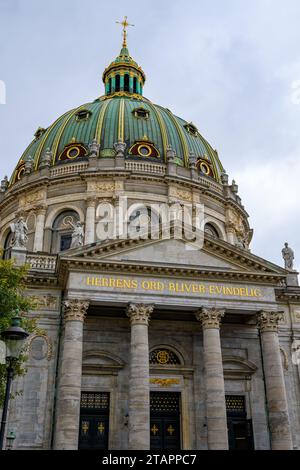 Copenaghen, Danimarca: Chiesa di Frederik (danese: Frederiks Kirke), popolarmente conosciuta come Chiesa di marmo (Marmorkirken) Foto Stock