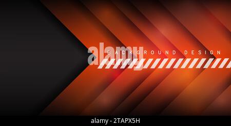 il vettore di sfondo si sovrappone al livello con spazio per la progettazione di testo e messaggi Illustrazione Vettoriale