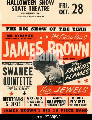 JAMES BROWN (1933-2006) musicista funk americano intorno al 1965 Foto Stock