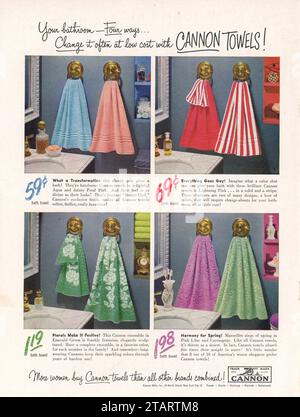 Vintage 'Good Housekeeping' Magazine gennaio 1953 Issue Advert, Stati Uniti Foto Stock