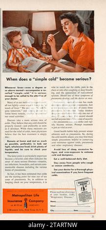 Vintage 'Good Housekeeping' Magazine gennaio 1953 Issue Advert, Stati Uniti Foto Stock