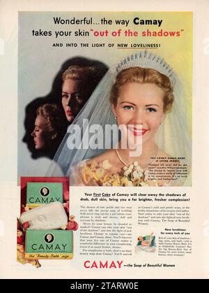 Vintage 'Good Housekeeping' Magazine gennaio 1953 Issue Advert, Stati Uniti Foto Stock