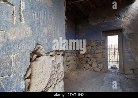 Fortezza di Erebuni a Erevan, Aremenia, un ex avamposto del regno di Urartu Foto Stock