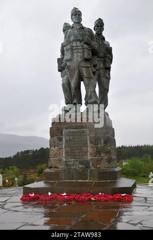Intorno al Regno Unito - memoriale di guerra dedicato agli uomini che facevano parte delle forze originali del Commando, allevati e addestrati nella zona durante il secondo mondo Foto Stock