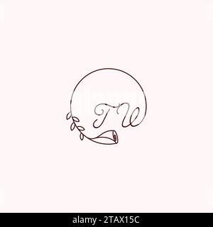 Lettere iniziali del logo del televisore in un design professionale di alta qualità che consente di stampare bene su qualsiasi supporto di stampa Illustrazione Vettoriale