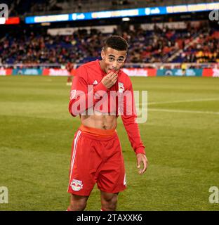 New Jersey, Vereinigte Staaten. 30 novembre 2018. Tyler Adams Reportage beim Eastern Cup finale zwischen RB New York und Atlanta. United in Harrison New Jersey fotografiert AM 29.11.2018 credito: dpa/Alamy Live News Foto Stock