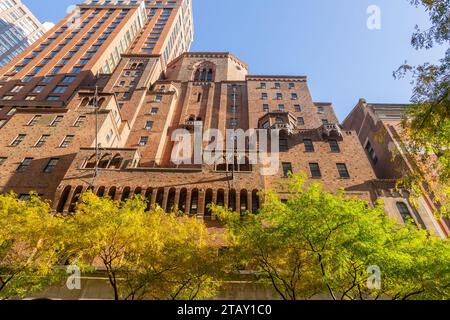 West Side YMCA Hostel, W63rd Street, New York City, N.Y.C, N. Y, Stati Uniti d'America, Stati Uniti Foto Stock