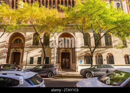 West Side YMCA Hostel, W63rd Street, New York City, N.Y.C, N. Y, Stati Uniti d'America, Stati Uniti Foto Stock