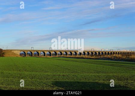 Almond Valley Viaduct West Lothian Foto Stock