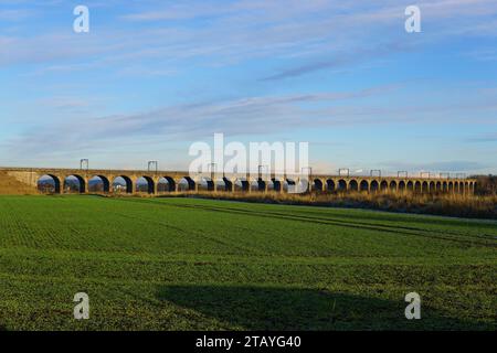 Almond Valley Viaduct West Lothian Foto Stock