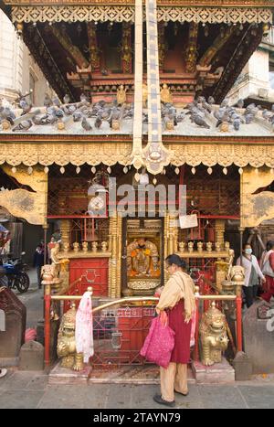 Nepal, Kathmandu, Tempio dell'Annapurna, indù, religione, Foto Stock