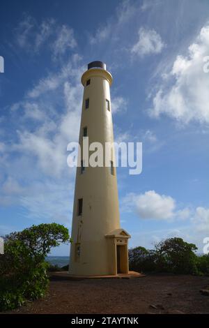 Ninini Point, ingresso sul lato nord del porto sull'isola di Kauai Foto Stock